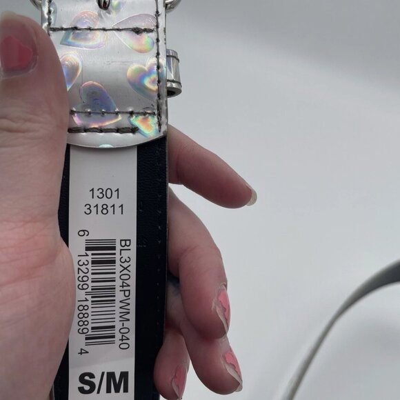 No Boundaries y2k holographic belt S/M - Picture 3 of 4